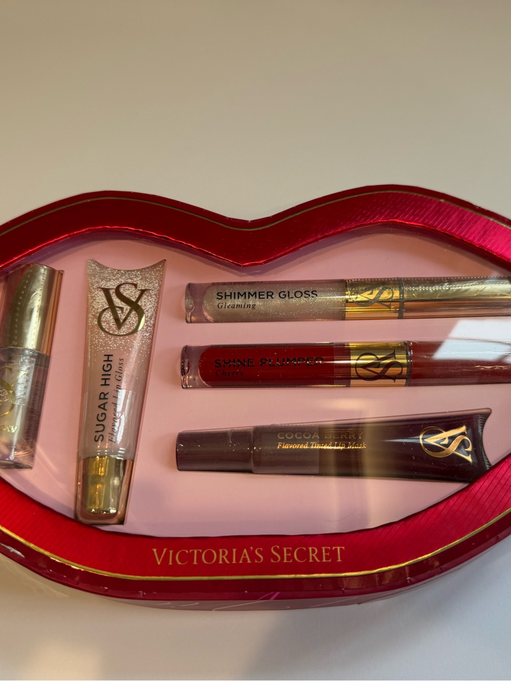 Victoria Secret 5pc Flavor Lip Gloss The Ultimate Gift Set NEW